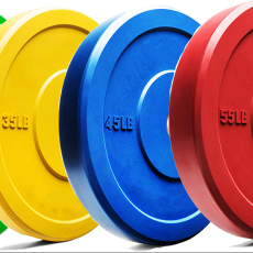 Color Rubber coated Bumper plates