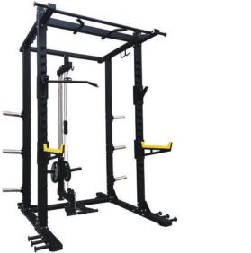 Multi-functional high-low squat rack