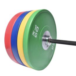 Competition rubber bumper plate